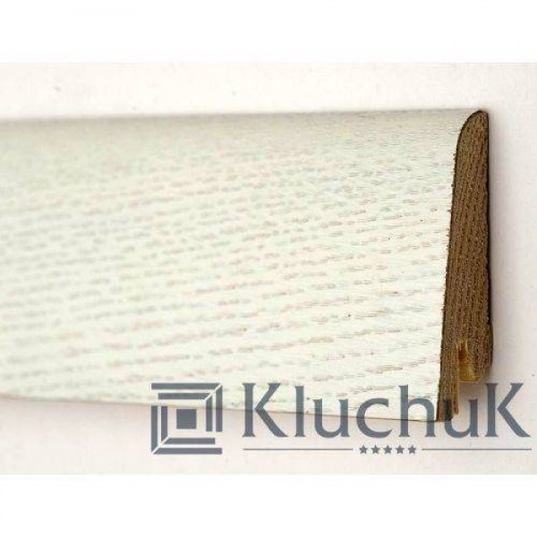 Плинтус Kluchuk Рустик 80 Дуб Белый