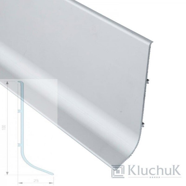 Плинтус Kluchuk Алюминиевый Накладной 40