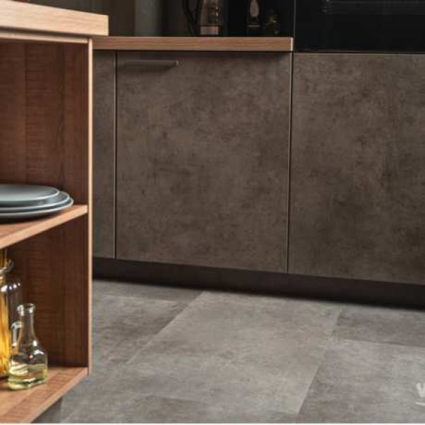 Виниловый пол Vinilam Цемент Сталевий 2.5 мм купить в Киеве © Parket-Home Виниловый пол Vinilam Цемент Сталевий 2.5 мм