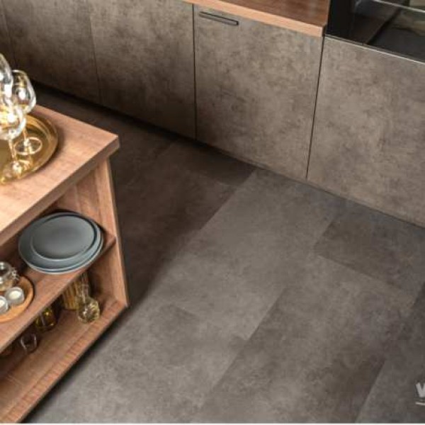 Виниловый пол Vinilam Цемент Сталевий 2.5 мм купить в Киеве © Parket-Home Виниловый пол Vinilam Цемент Сталевий 2.5 мм
