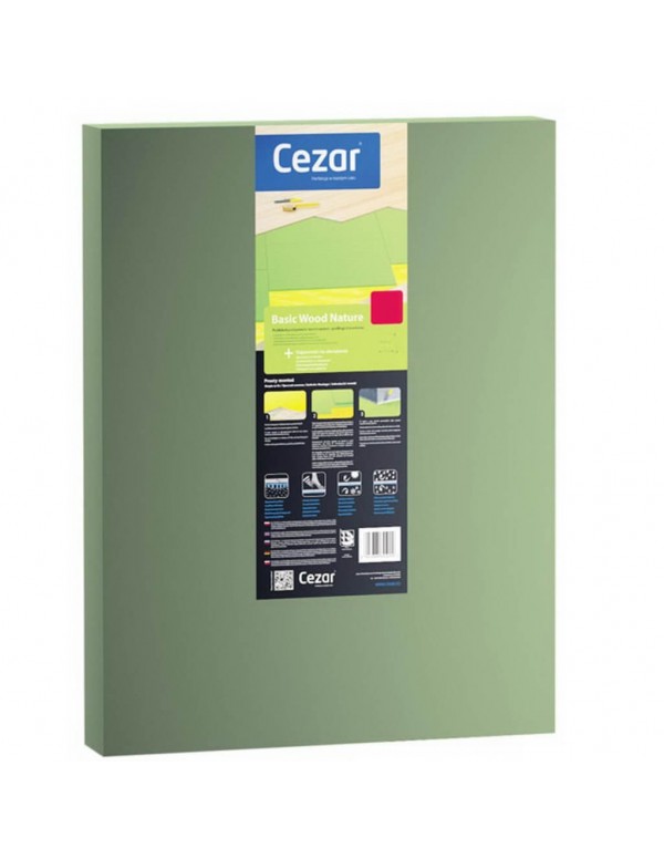 Подложка древесноволокнистая Cezar Basic Wood Nature 7 мм (Тихий Ход)