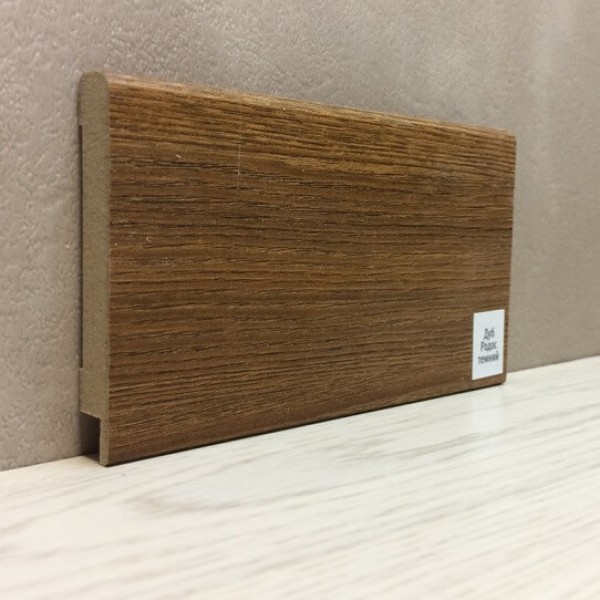 Плинтус Elite Floor 1280 Дуб Родос Тёмный